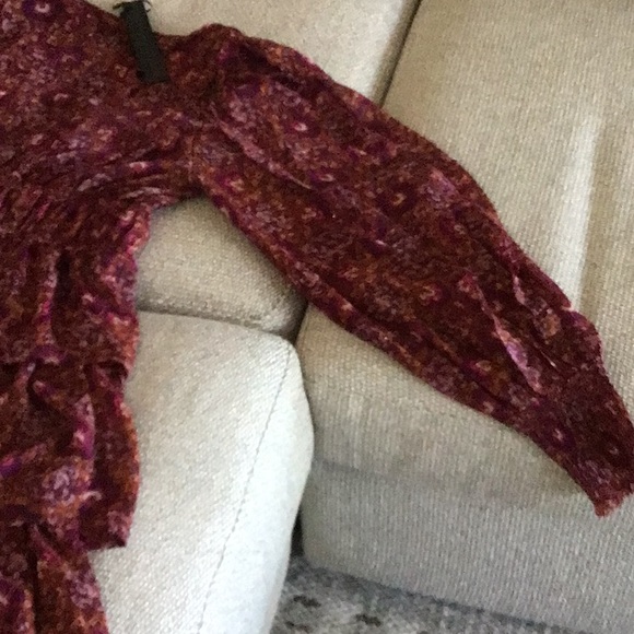 House of Harlow tiered boho dress with scattered metallic threading, size 4, NWT - Picture 10 of 15